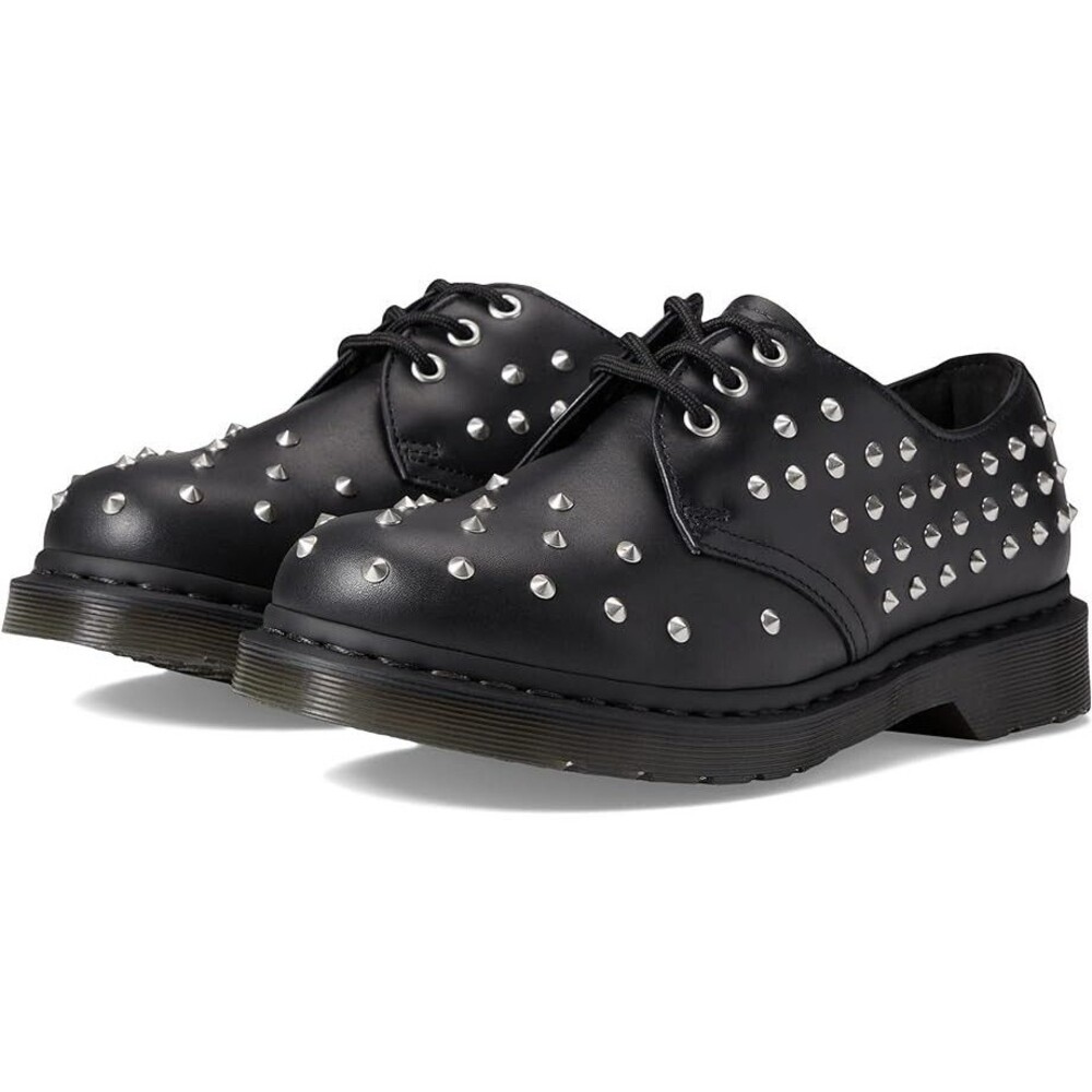 NIB DR MARTENS Women's 1461 Stud Wanama Leather Lace Up Oxford Derby Shoes SZ 10